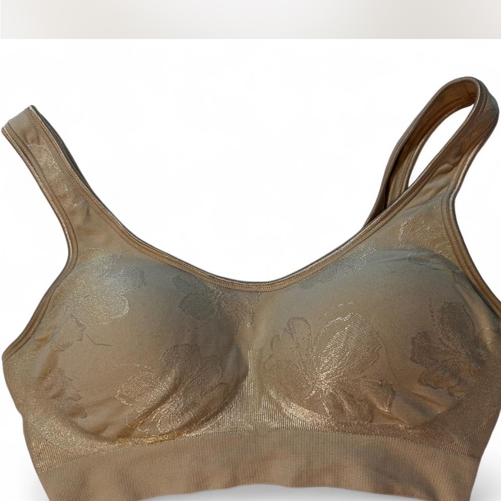 Bali Floral Seamless Bra - Brown